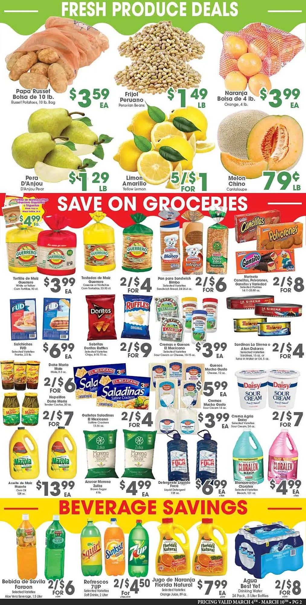 Weekly ad Arteagas Food Center weekly ad from March 4 to March 10 2026 - Page 2