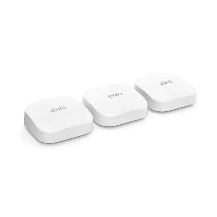 eero Pro 6E AX5400 Wi-Fi 6E Tri-Band Gigabit Mesh WiFi System,