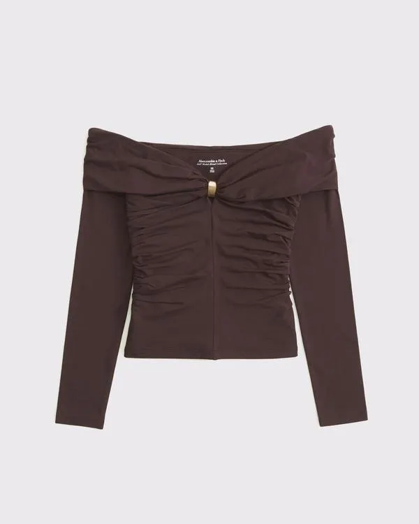 Off-The-Shoulder Hardware Top