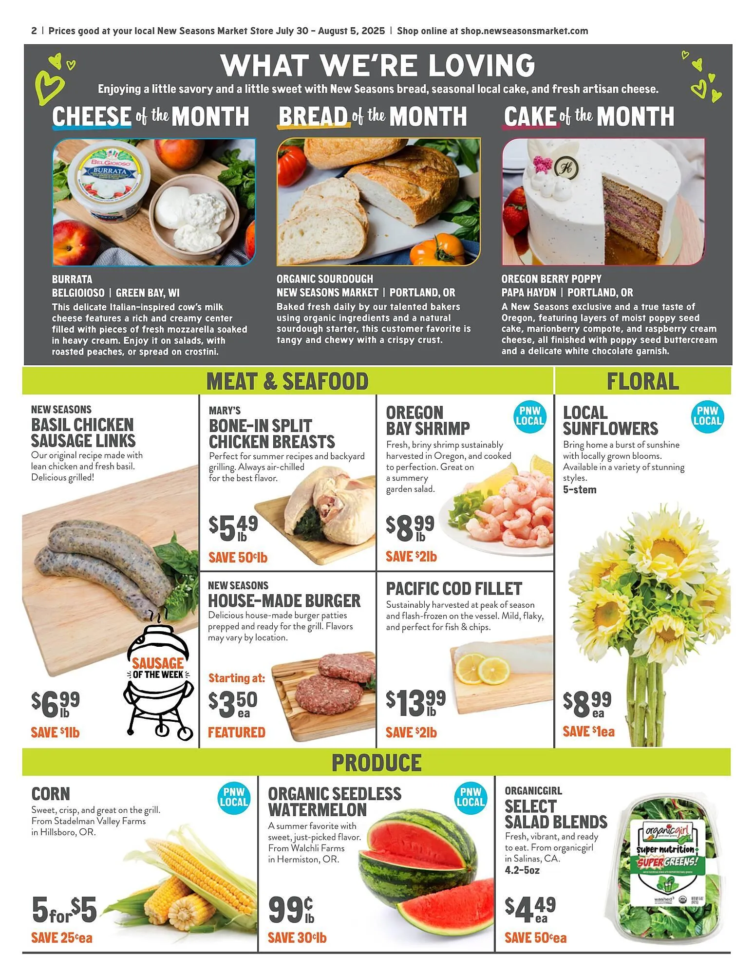 Weekly ad New Seasons Market ad from July 30 to August 5 2025 - Page 2