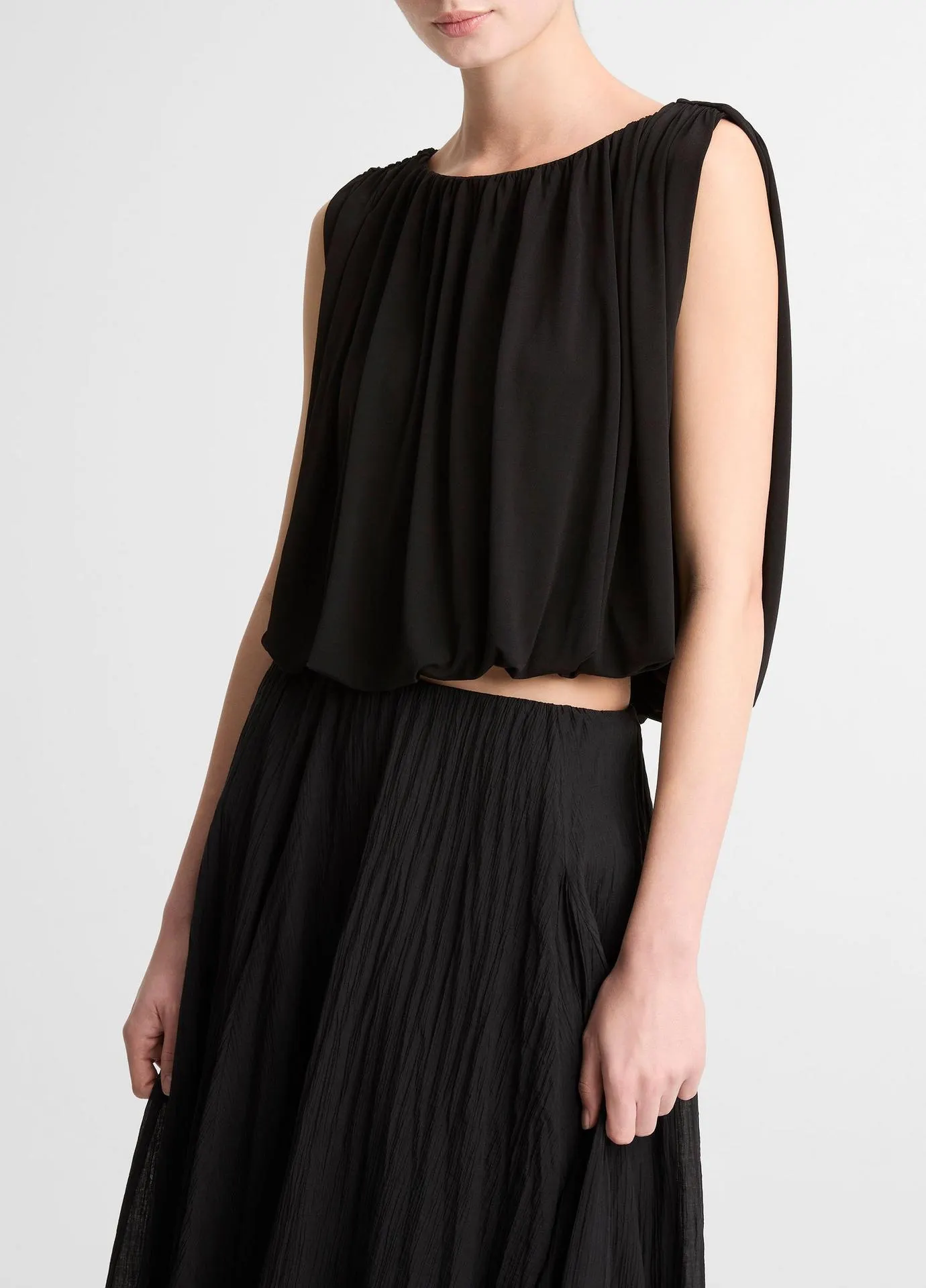 Matte Jersey Bubble Top