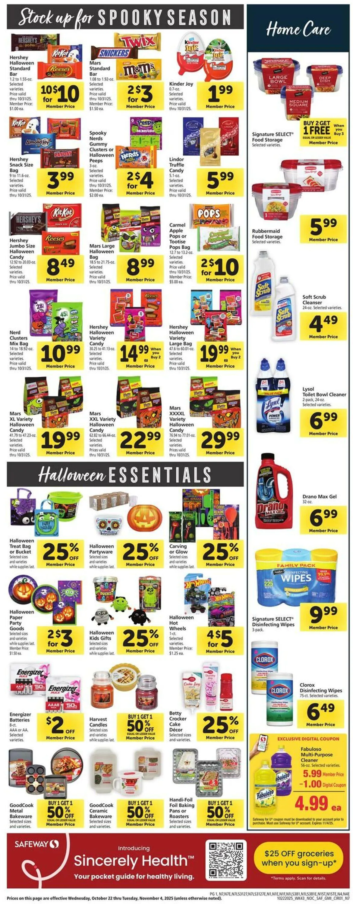 Weekly ad Safeway Current weekly ad from October 22 to October 28 2025 - Page 9