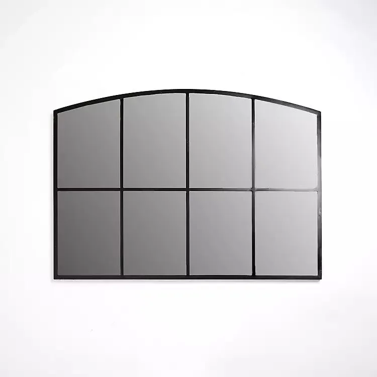 Black Paned Nora Wall Mirror