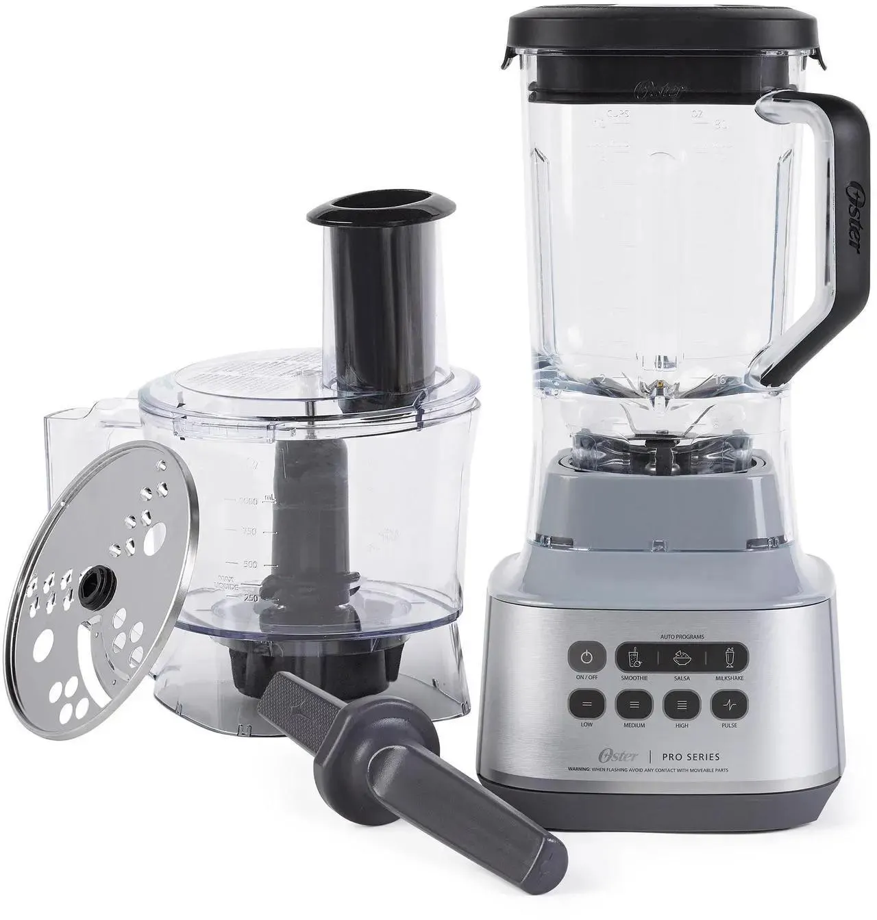 Oster Pro Series XL 9 Cup Blender Kitchen System in Silver