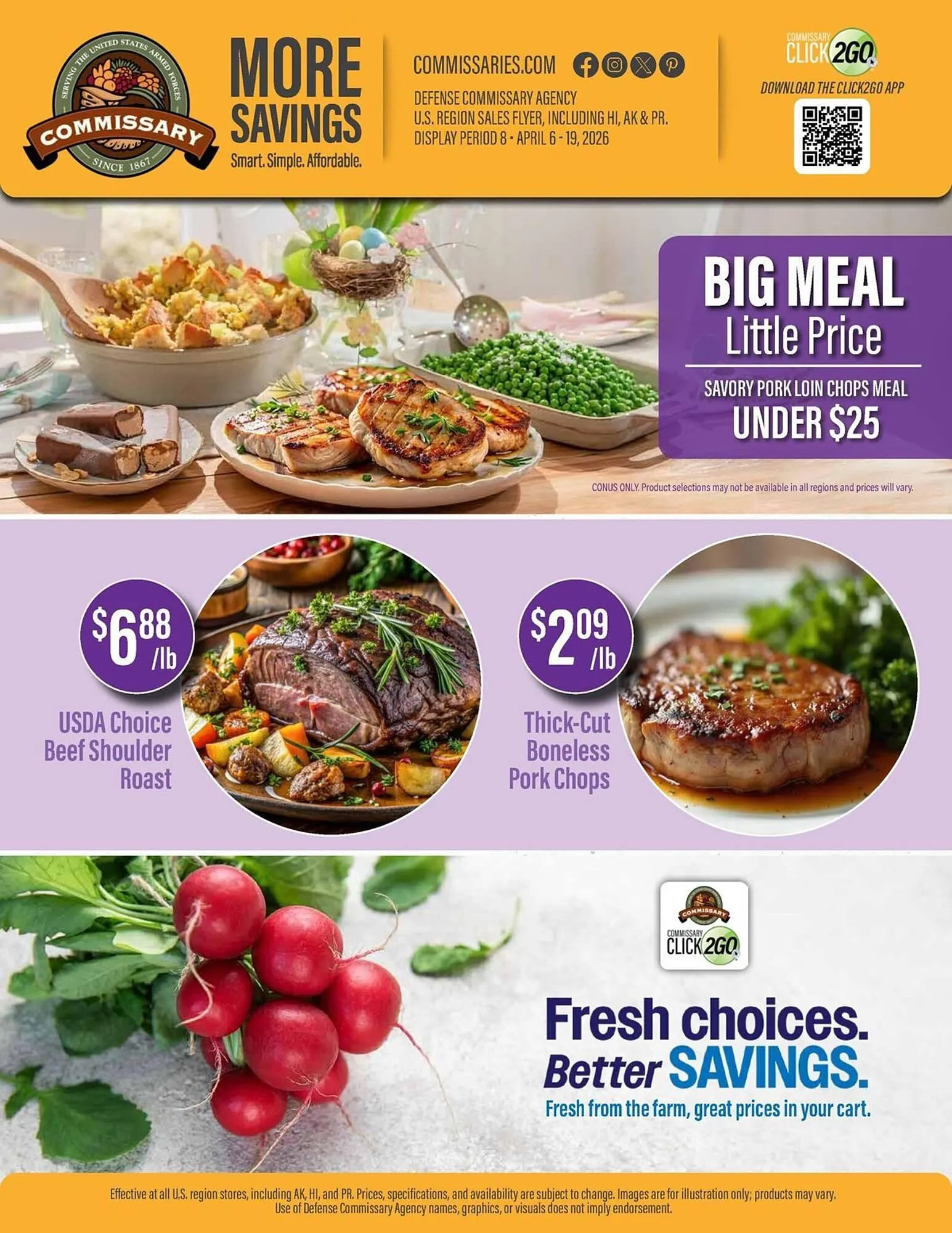 Weekly ad Commissary weekly ad from April 6 to April 19 2026 - Page 1