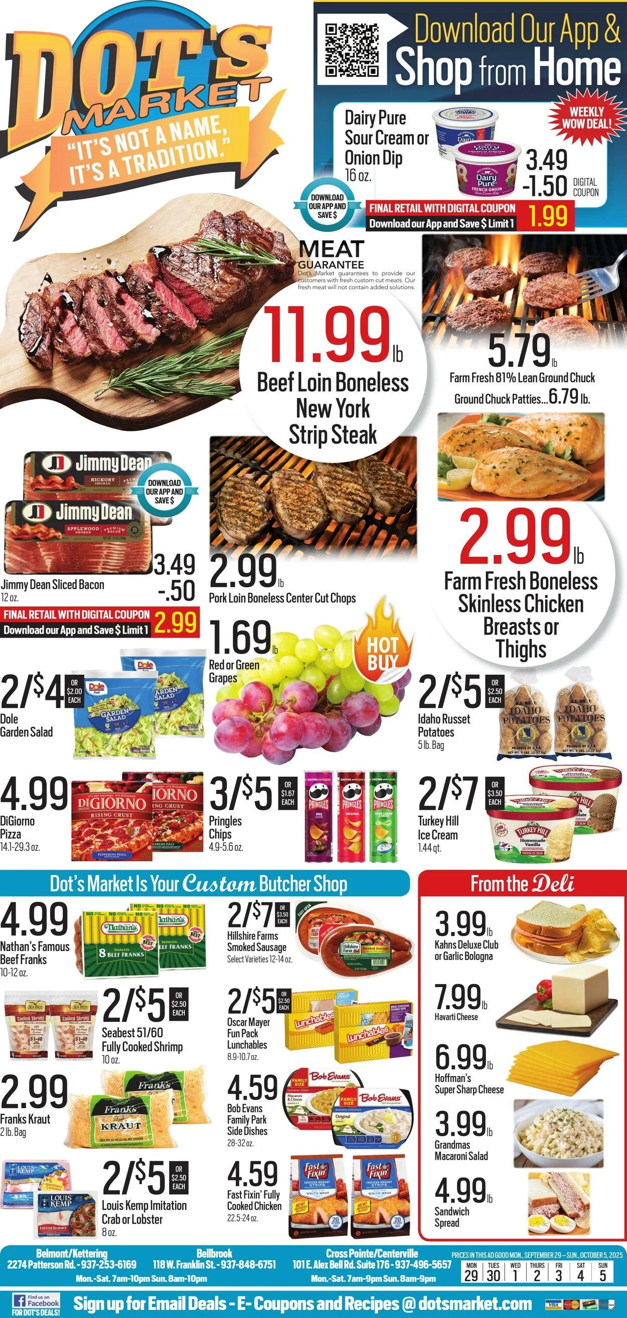 Weekly ad Dot's Market from September 30 to October 7 2025 - Page 1