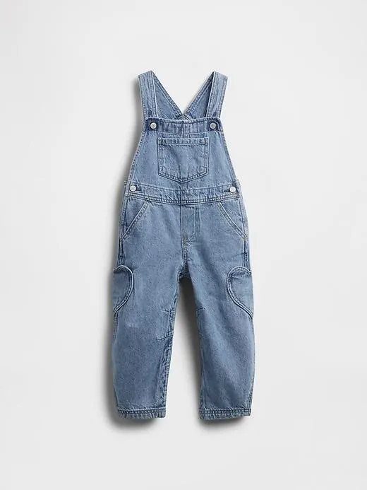 Baby & Toddler Heart Pocket Horseshoe Overalls