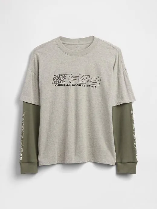 Kids 2-in-1 Graphic Logo T-Shirt