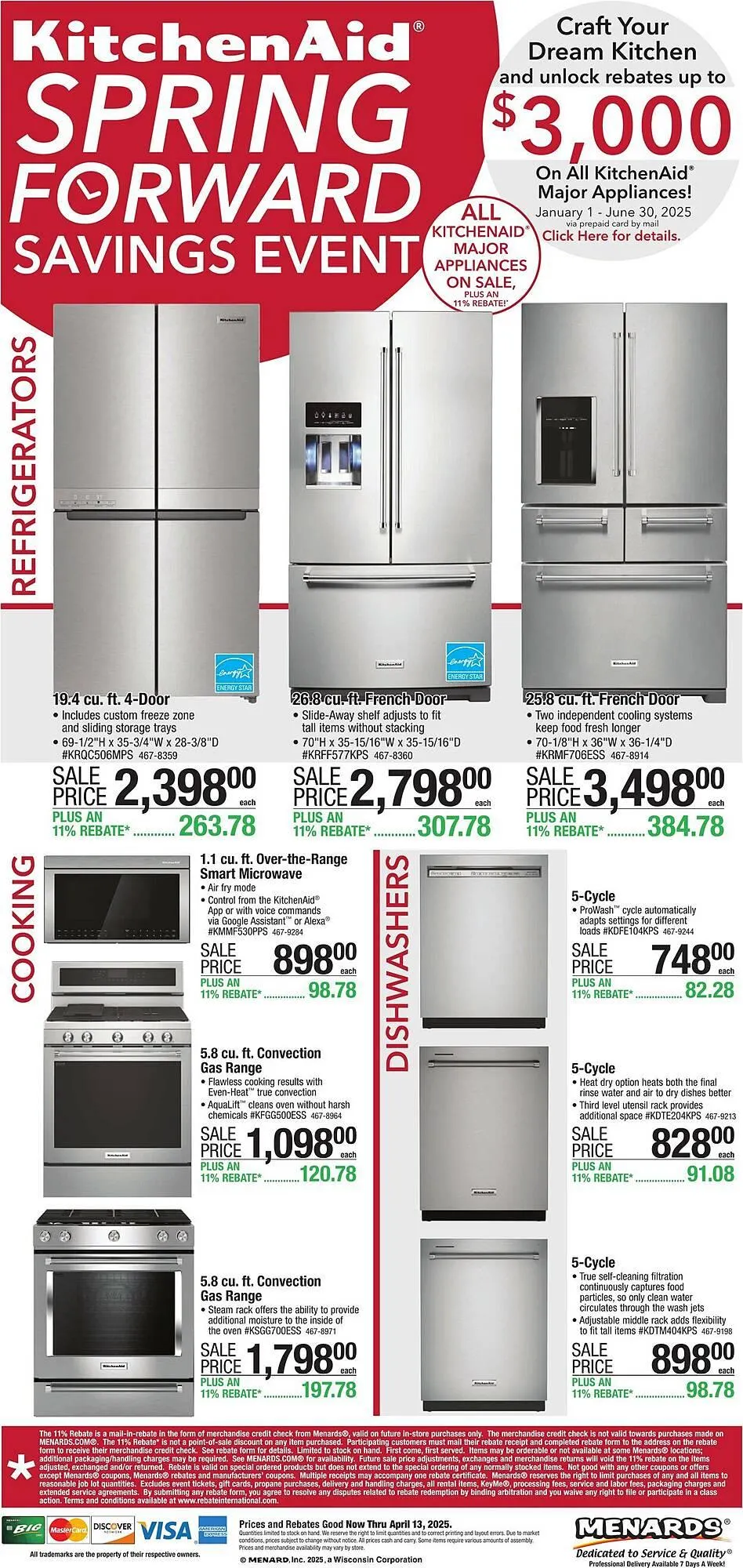 Weekly ad Menards Weekly Ad from April 3 to April 13 2025 - Page 1