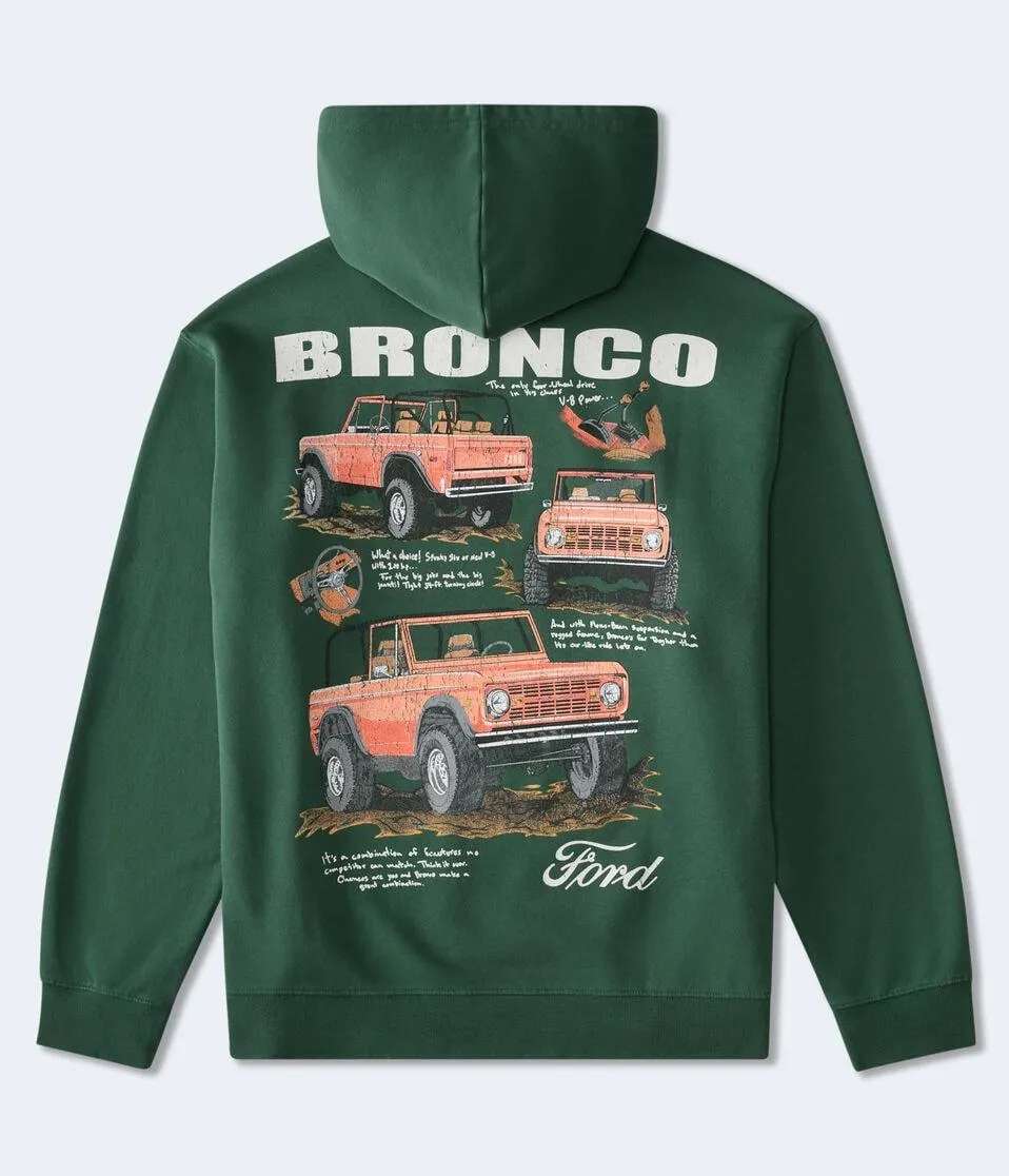 Ford Bronco Pullover Hoodie