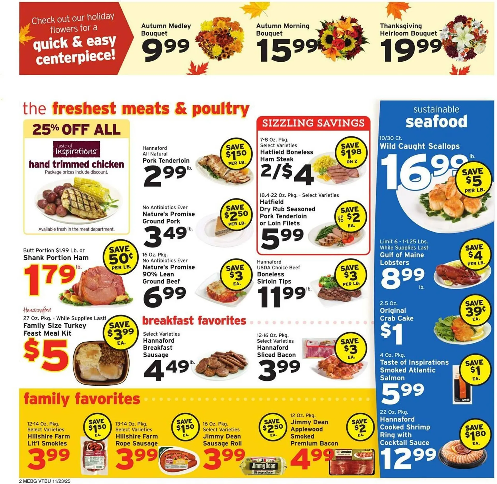 Weekly ad Hannaford flyer from November 23 to November 29 2025 - Page 2