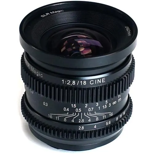 SLR Magic CINE 18mm f/2.8 Lens (Sony E)