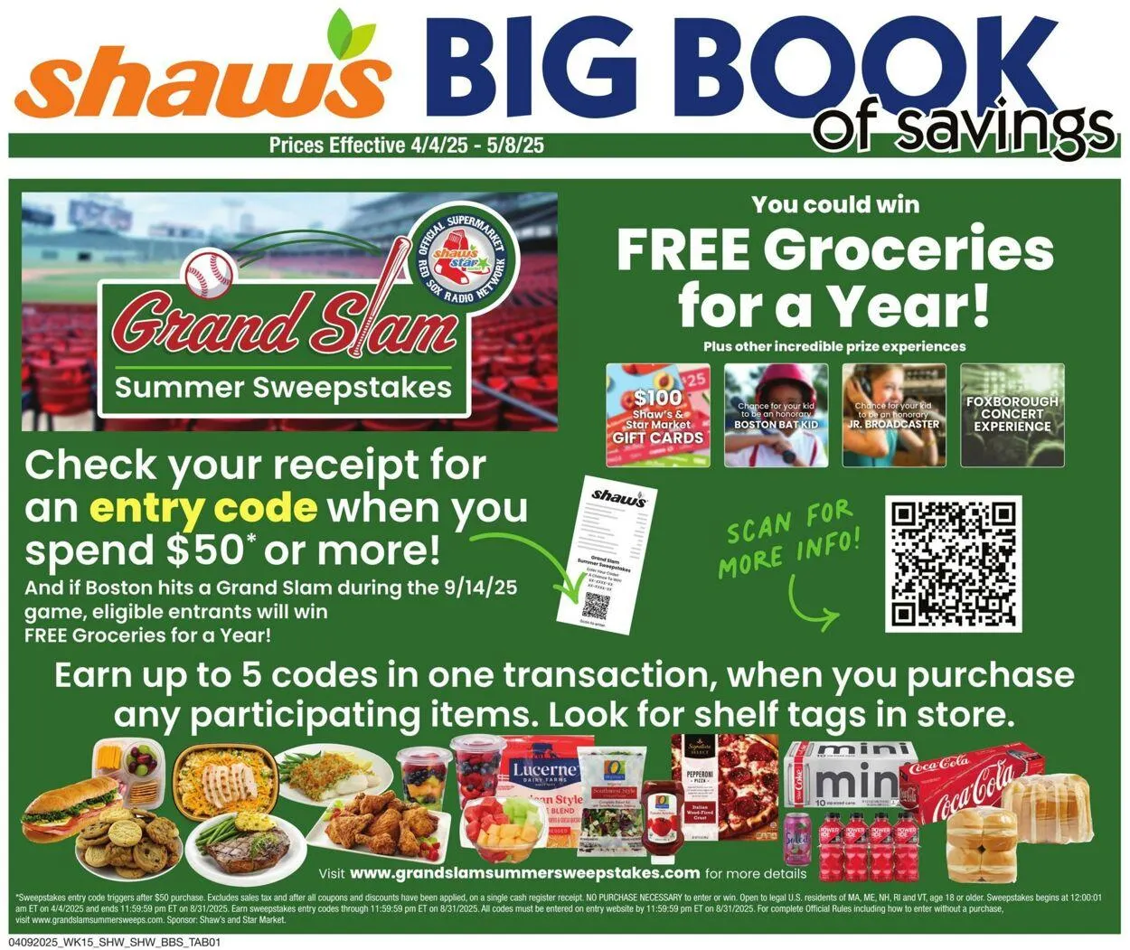 Weekly ad Shaws from April 4 to May 8 2025 - Page 1