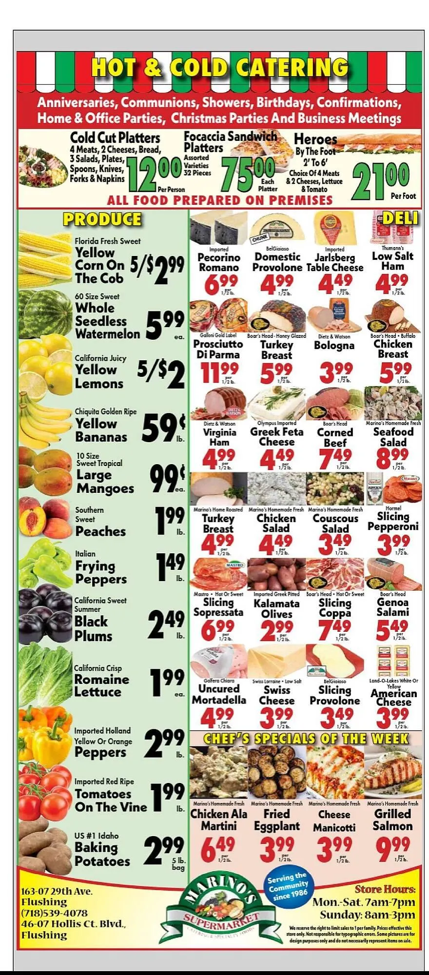 Weekly ad Marino's Supermarket Weekly Ad from June 27 to July 3 2025 - Page 3