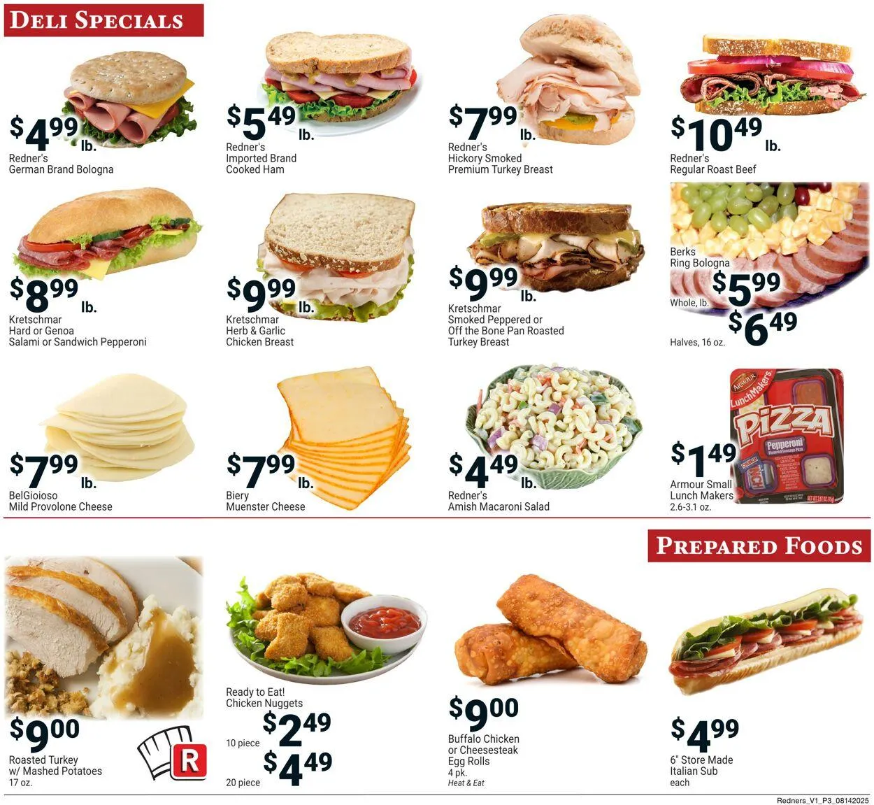 Weekly ad Redner’s Warehouse Market Current weekly ad from August 14 to August 20 2025 - Page 3