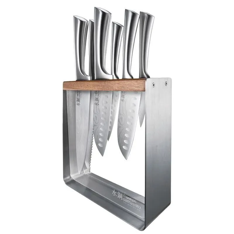 Damashiro® Kinzoku 7 Piece Knife Block