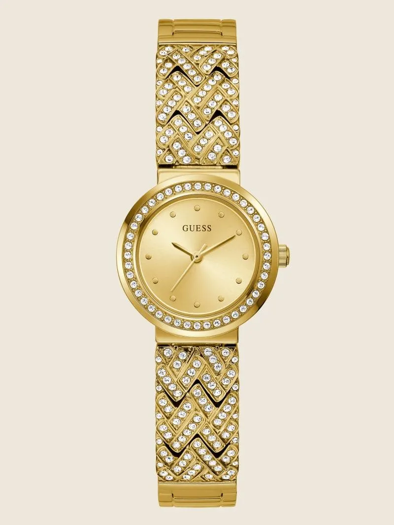 Gold-Tone Analog Watch