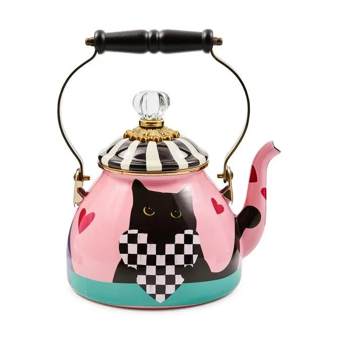 Cat Love 2 Quart Tea Kettle