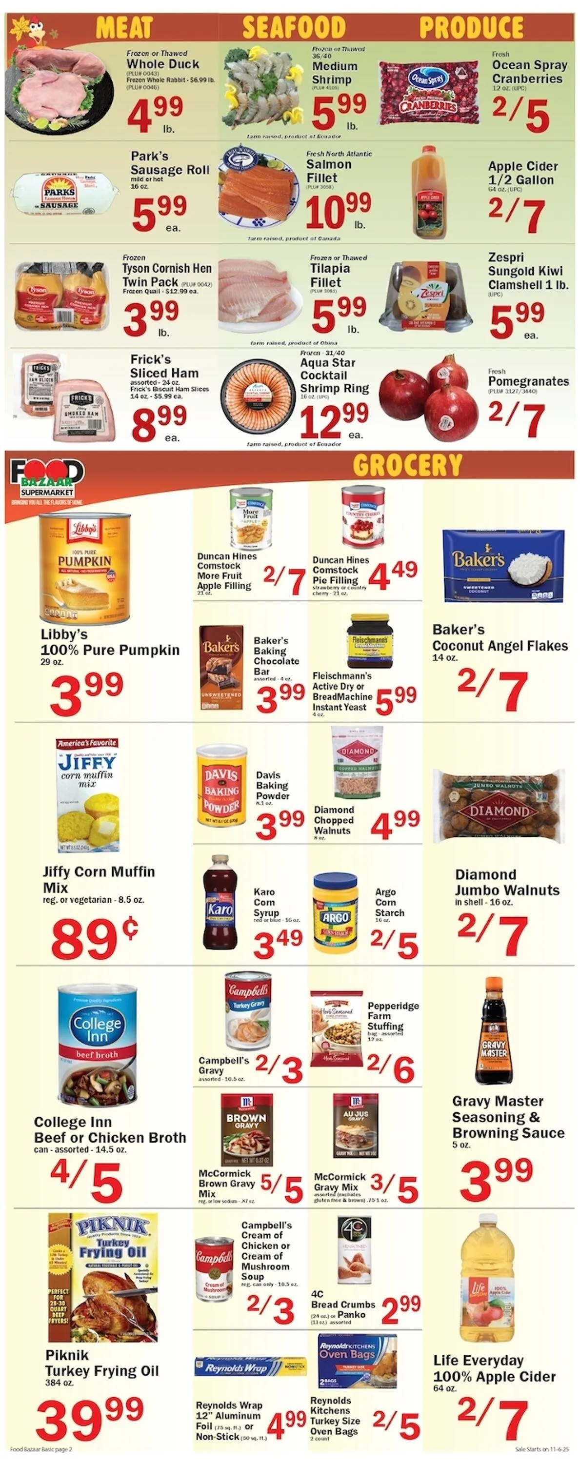 Catálogo de Food Bazaar Current weekly ad 6 de noviembre al 12 de noviembre 2025 - Página 2