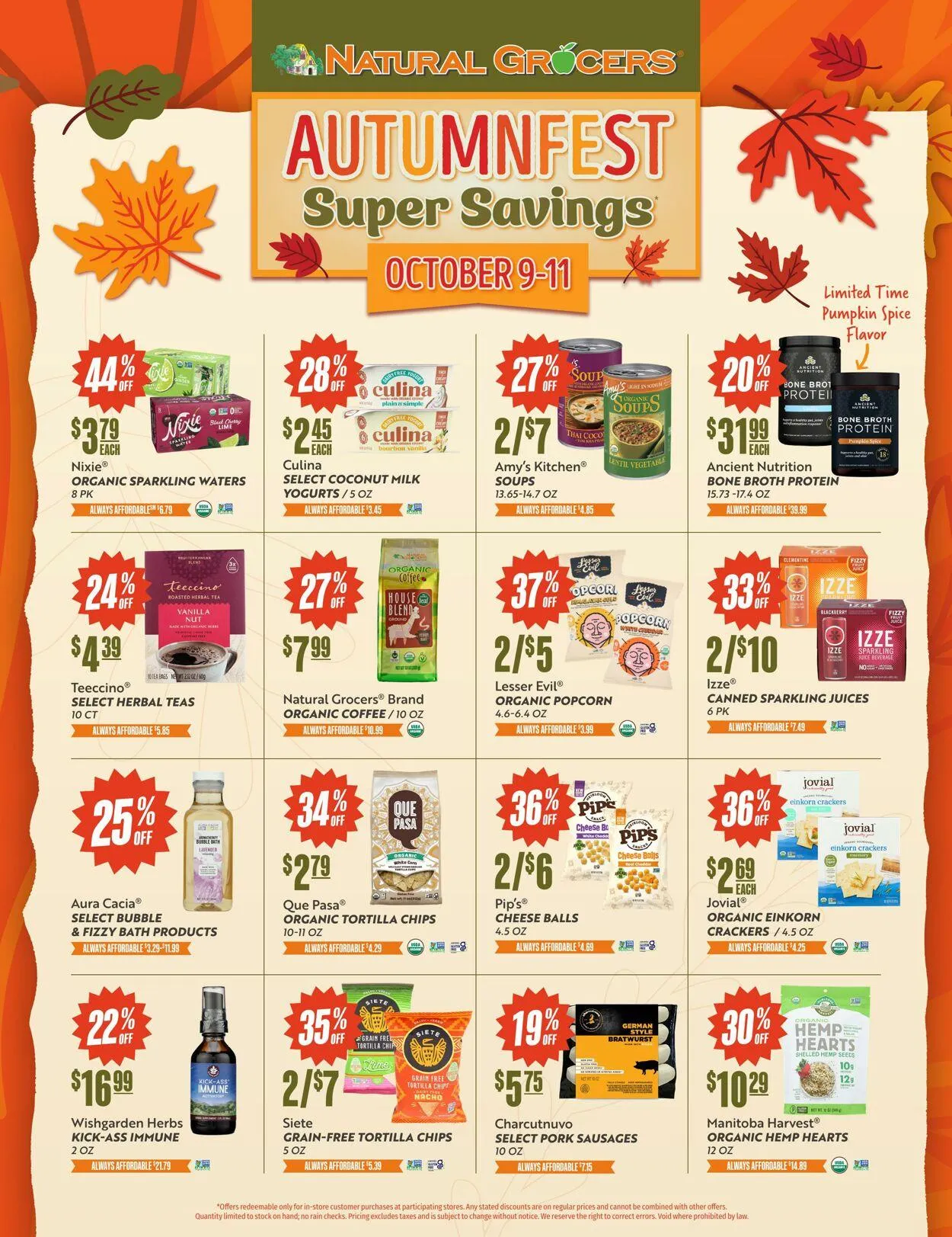 Weekly ad Natural Grocers from September 8 to September 23 2025 - Page 1