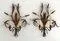 Hollywood Regency Sconces in Gilt Metal by Hans Kögl, 1960, Set of 2