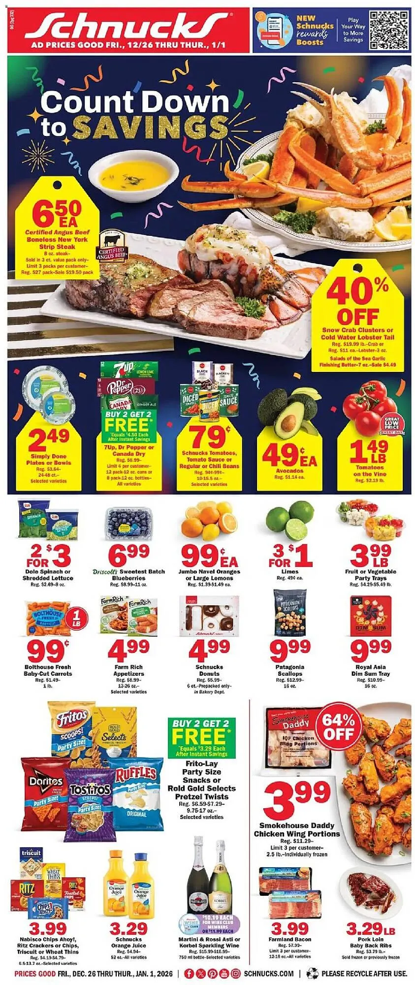 Weekly ad Schnucks weekly ad from December 26 to January 1 2026 - Page 1