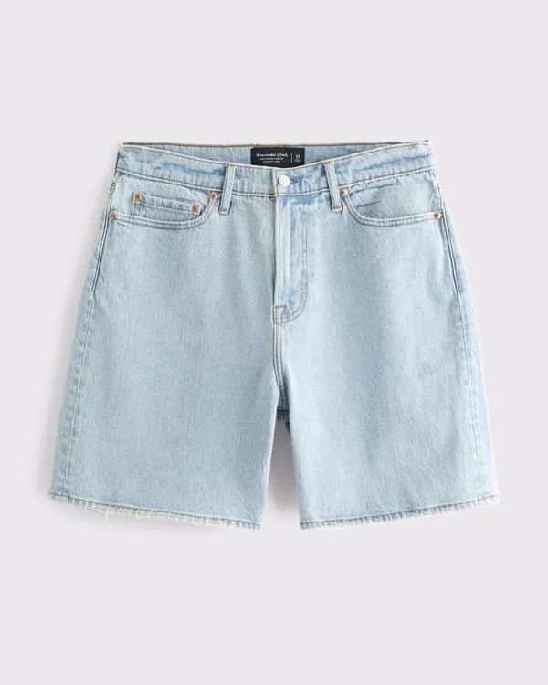 Athletic Loose Denim Short
