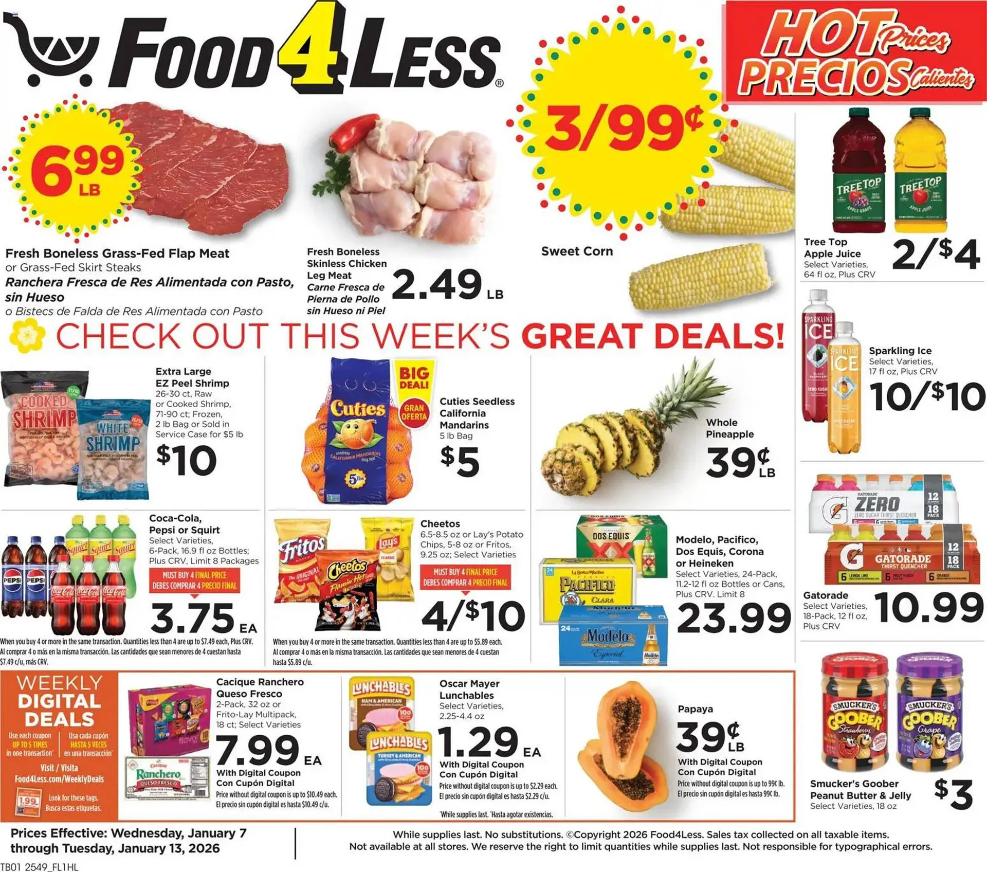 Food 4 Less weekly ad - 1