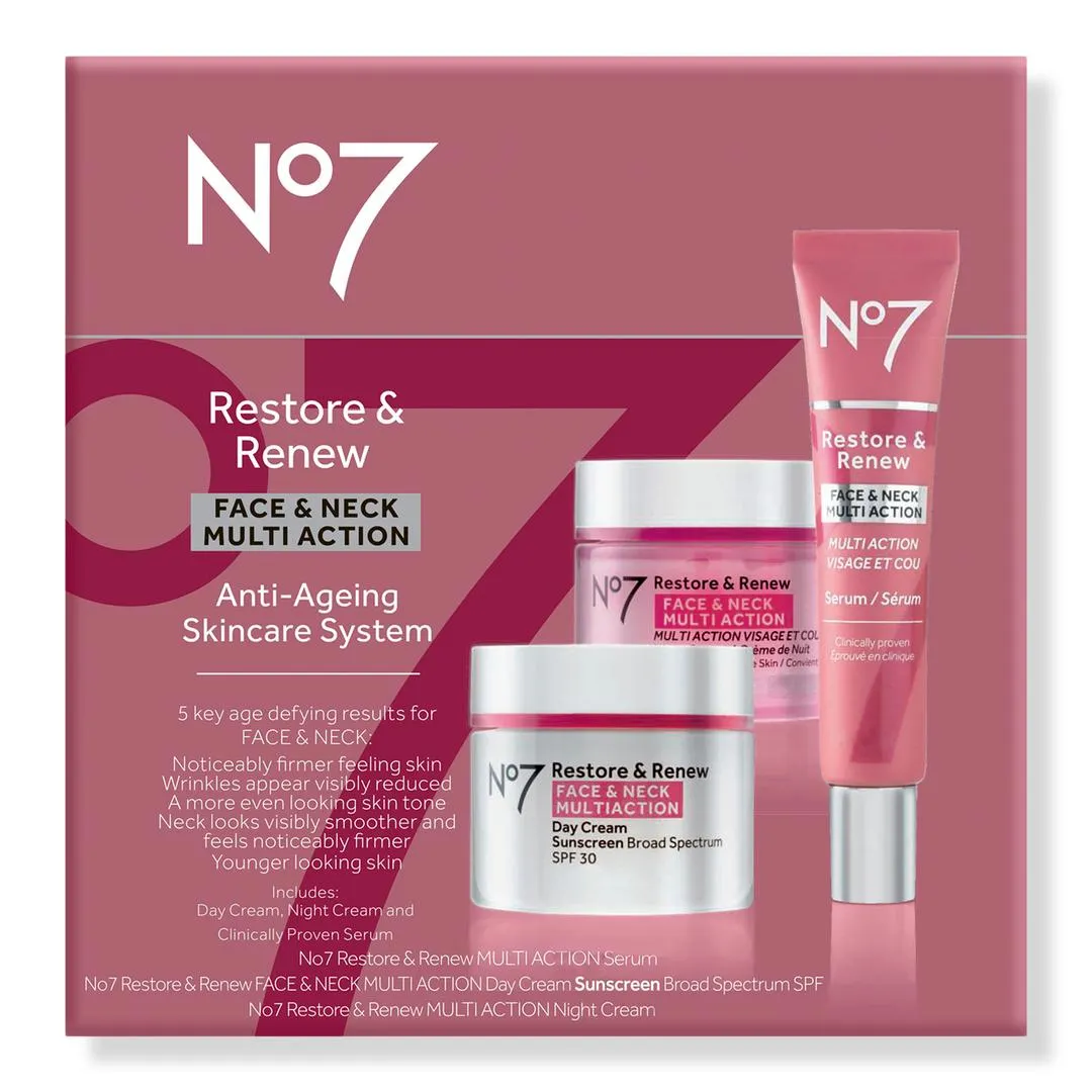 Restore & Renew Multi Action Face & Neck Skincare System