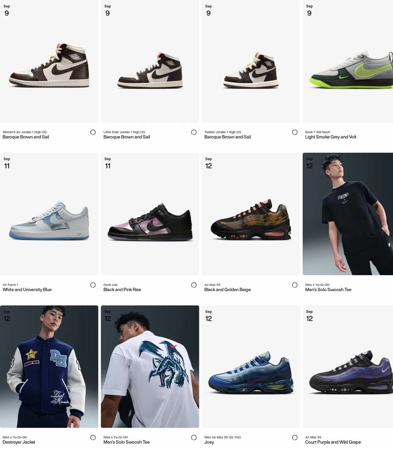 Weekly ad Nike from September 8 to September 17 2025 - Page 1