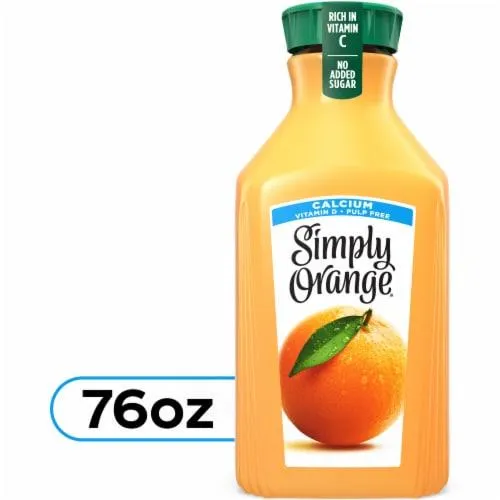 Simply® Orange Juice with Calcium Bottle