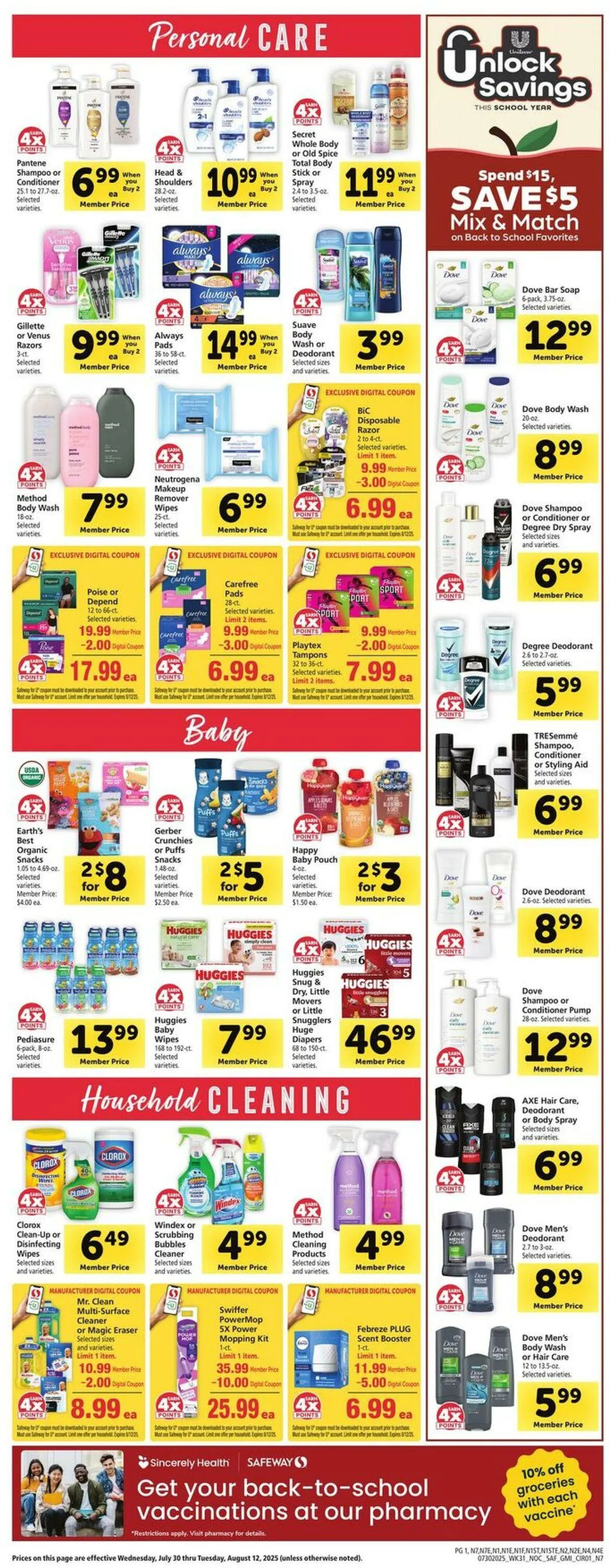 Weekly ad Safeway Current weekly ad from July 30 to August 5 2025 - Page 11