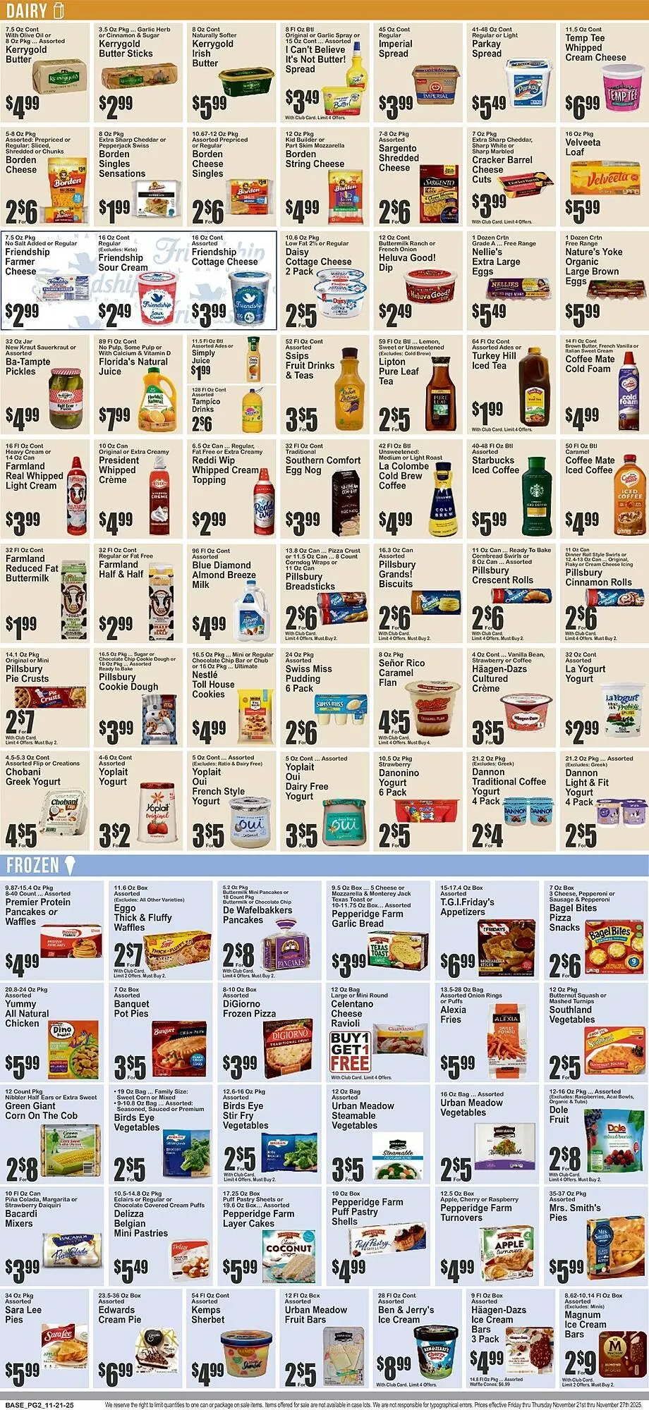 Weekly promotion Key Food circular spanning from November 21 to November 27 2025 - Page 3 for Catalogue 365