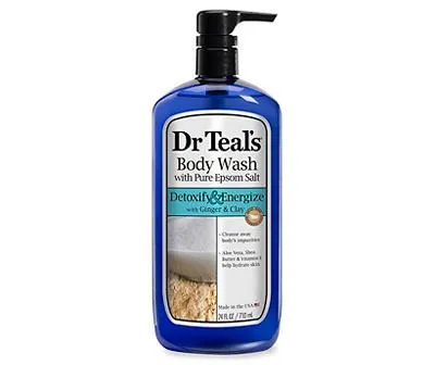 Detoxify & Energize with Ginger & Clay Body Wash, 24 Fl. Oz.