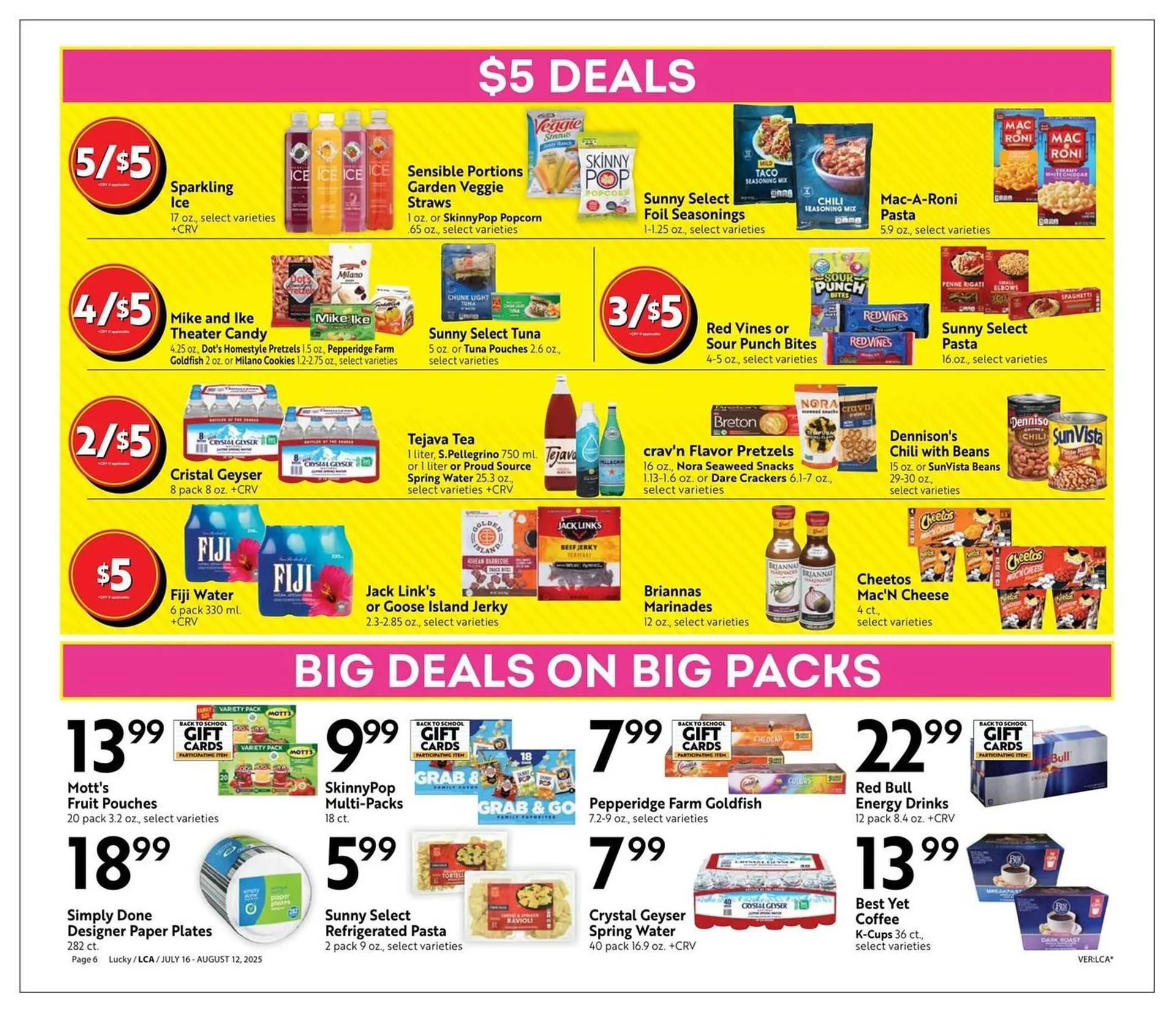 Weekly ad Lucky Supermarkets Weekly Ad from July 17 to August 12 2025 - Page 6