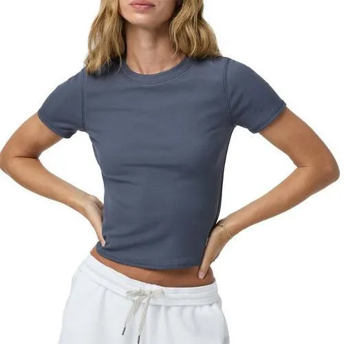 Women's Vuori Pose Fitted Crop T-Shirt