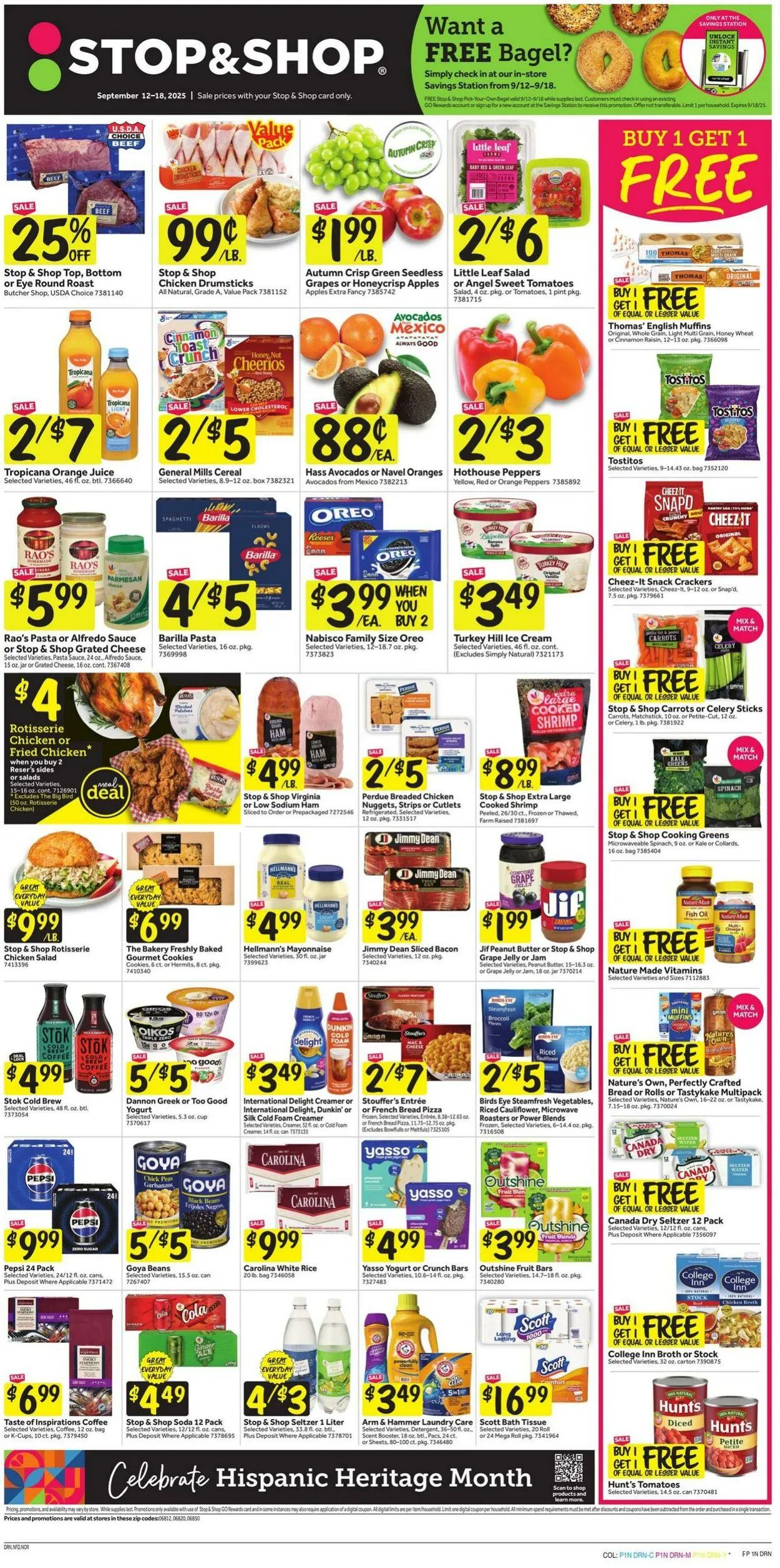 Weekly ad Stop & Shop from September 12 to September 18 2025 - Page 1