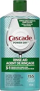 Cascade Power Dry Dishwasher Rinse Aid, 16 fl oz