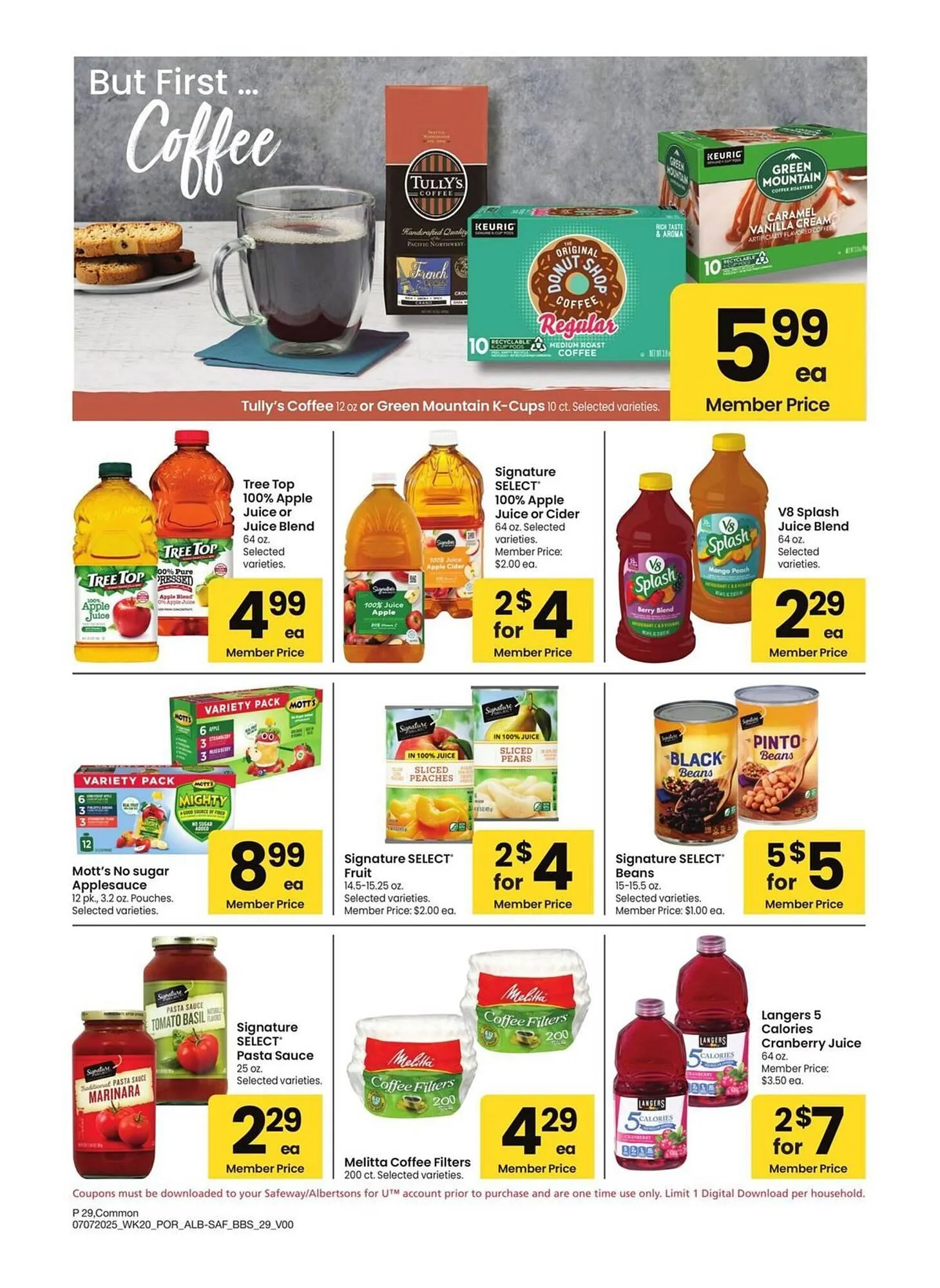 Weekly ad Albertsons Weekly Ad from July 7 to August 3 2025 - Page 29