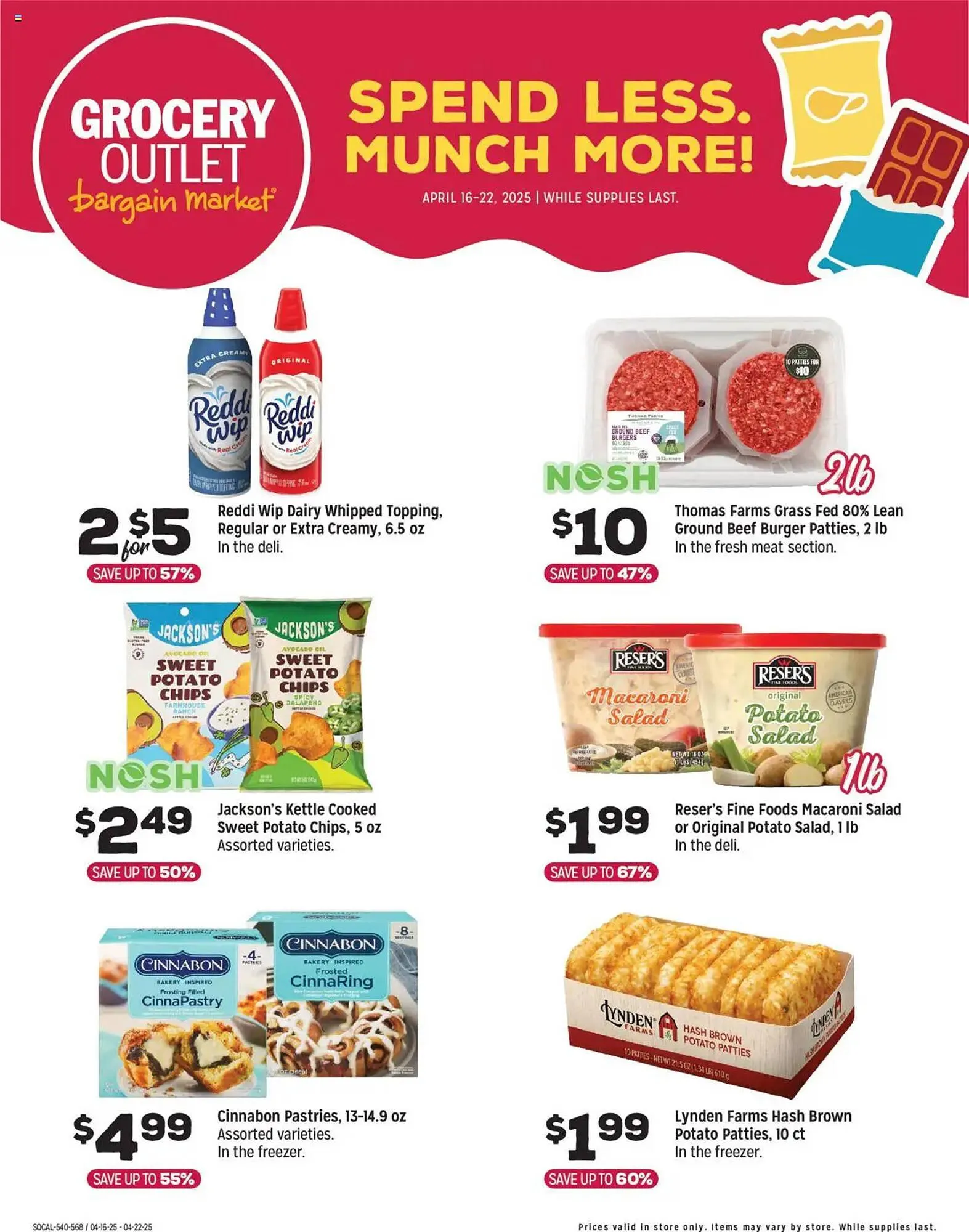 Weekly ad Grocery Outlet Weekly Ad from April 16 to April 22 2025 - Page 1