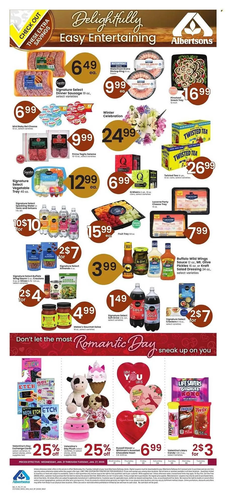 Weekly ad Albertsons weekly ad from January 21 to January 27 2026 - Page 1