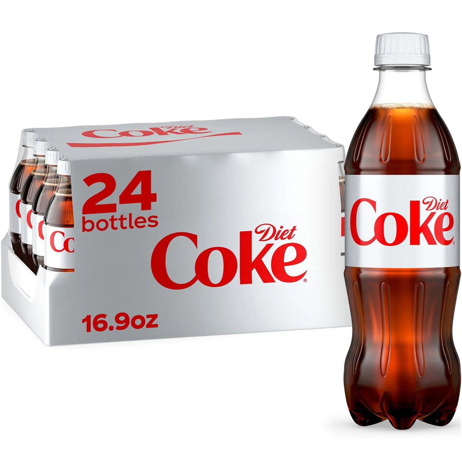 Diet Coke Soda Soft Drink, 16.9 fl. oz., 24 pk.