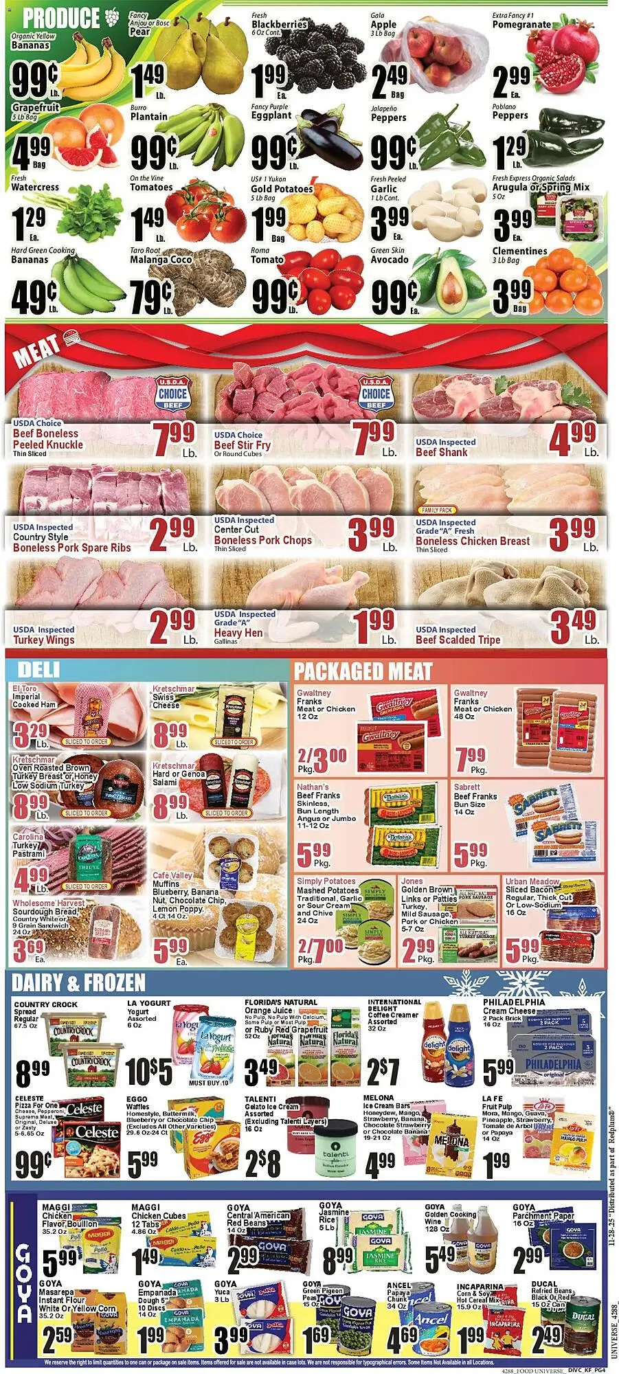 Weekly ad Food Universe circular from November 28 to December 4 2025 - Page 4