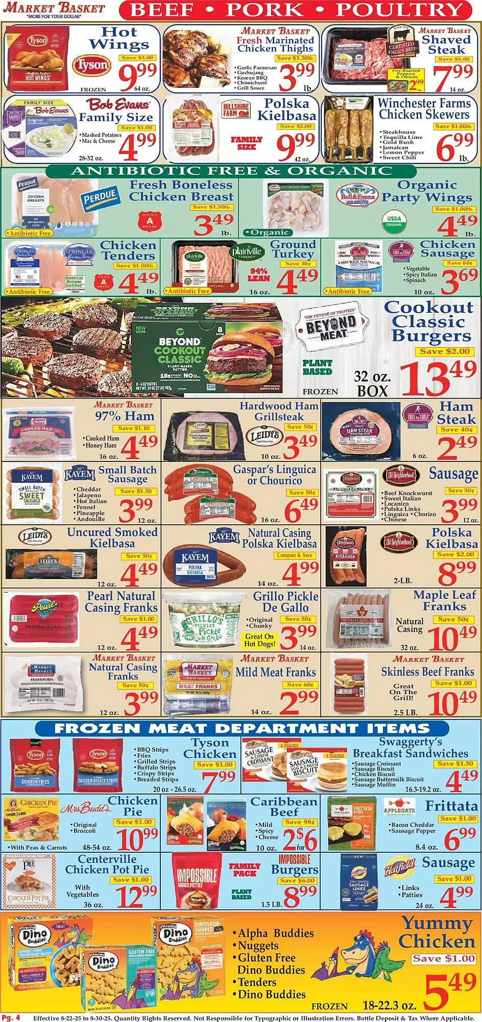 Weekly ad Market Basket Weekly Ad from August 22 to August 30 2025 - Page 4