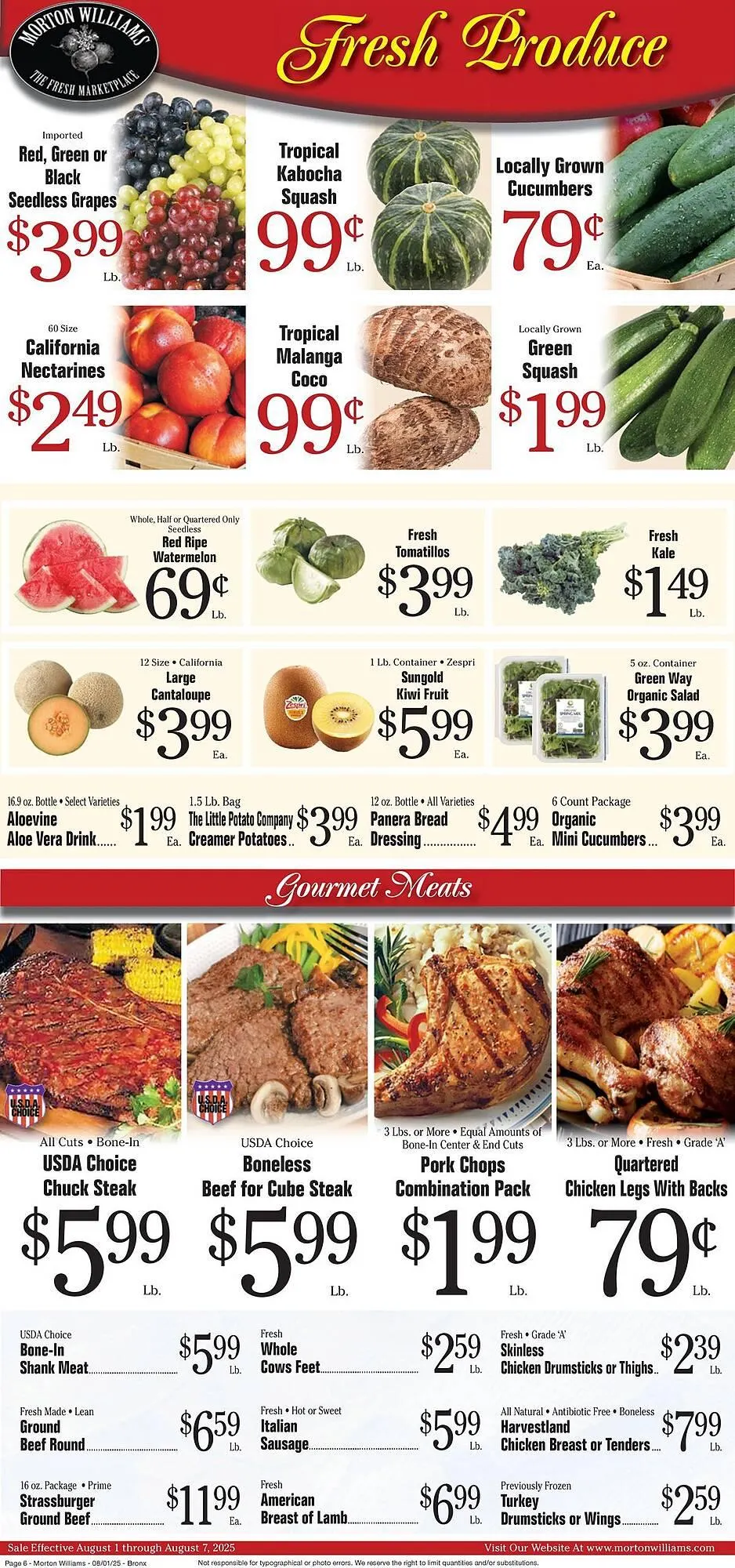 Weekly ad Morton Williams Weekly Ad from August 1 to August 7 2025 - Page 6