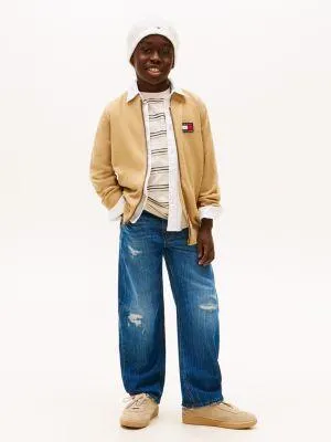 Kids' Distressed Baggy Stretch Jean