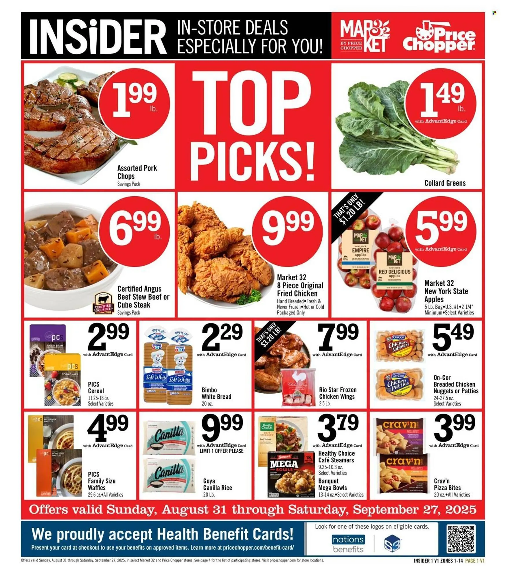 Weekly ad Price Chopper Weekly Ad from September 1 to September 27 2025 - Page 1