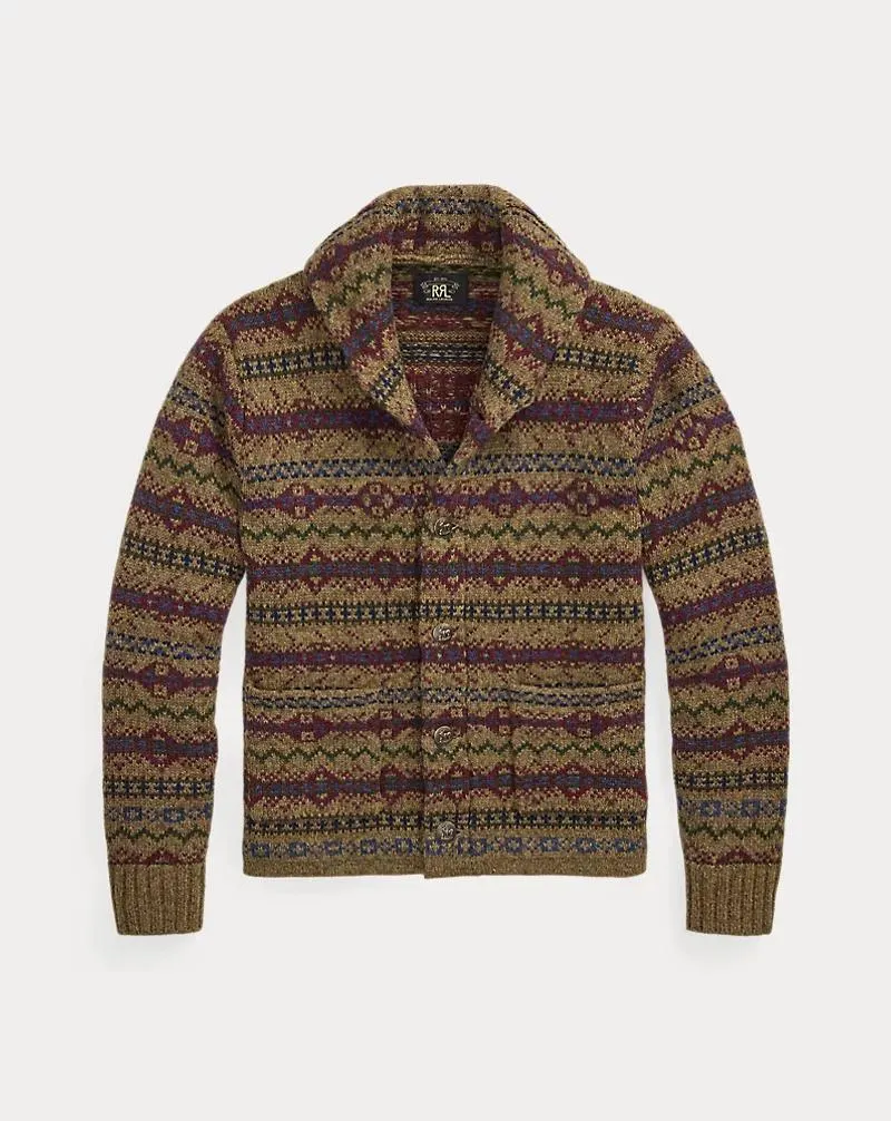 Fair Isle Wool Cardigan