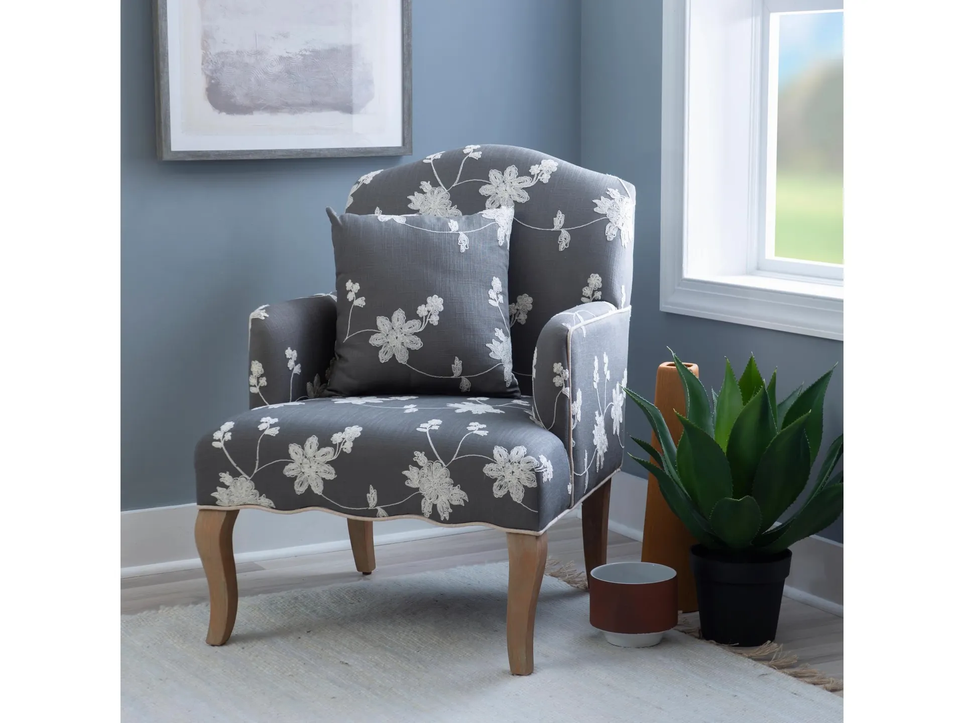 Linon Layla Arm Chair