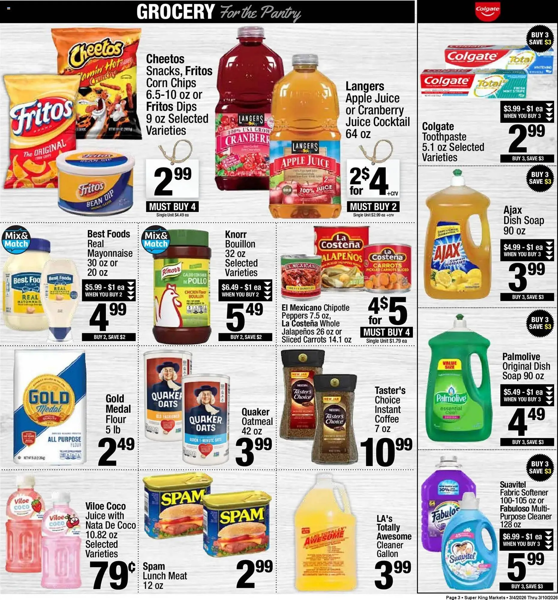 Weekly ad Super King Markets weekly ad from March 4 to March 10 2026 - Page 3